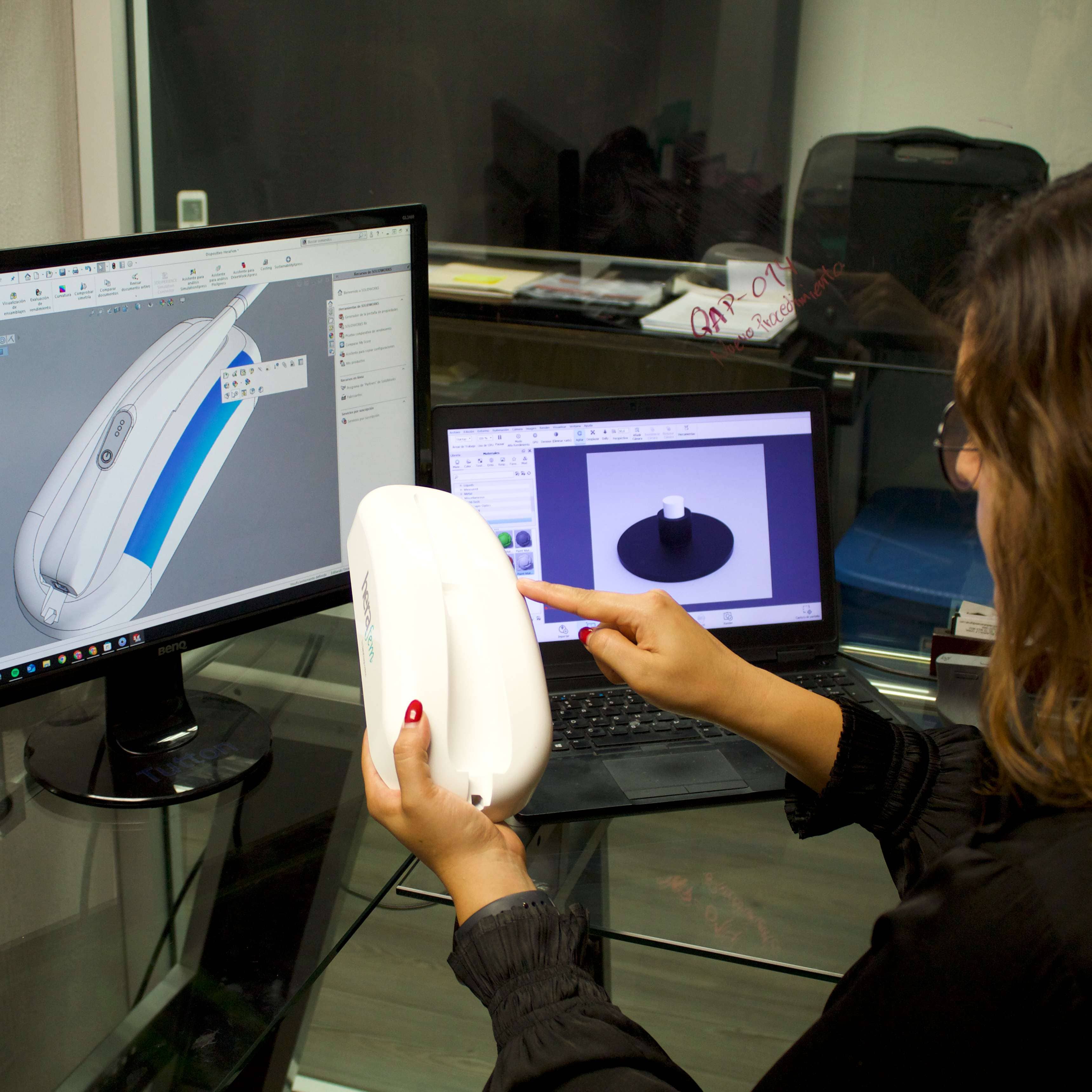 Product development specialist designing HeraFem product